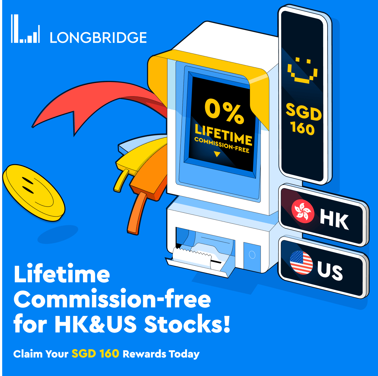 Long Bridge Securities Singapore Introduces Lifetime Commission-Free Trading for US and HK Markets